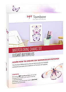 Tombow Watercoloring Canvas Set