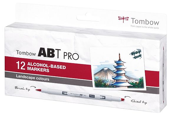 Tombow ABT PRO set of 12 Landscape Colors