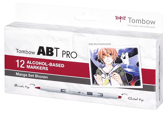 Tombow ABT PRO set of 12 Manga Set