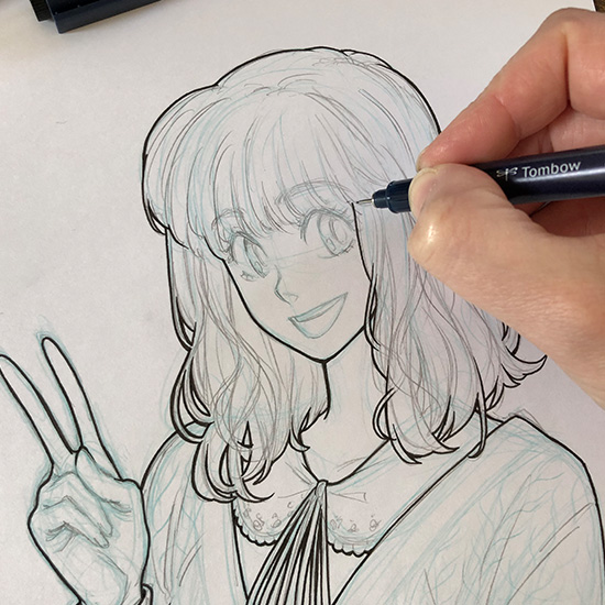 Drawing Anime Hair With TouchNew Markers Step By Step