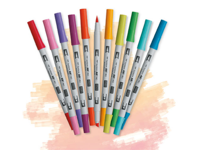 Tombow • ABT PRO alcohol-based marker set Pastel colours 5pcs