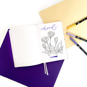 Bullet Journal Suivi de l'Humeur Crocus