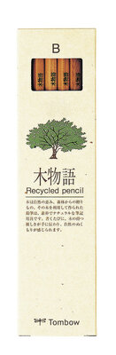 Recycled pencil Ki-Monogatari, set of 12, degree of hardness B