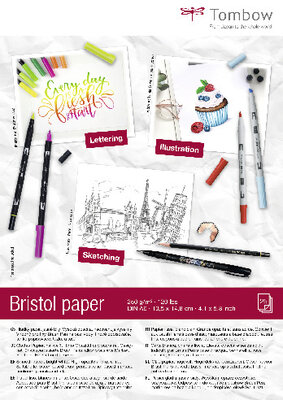 Papier bristol A6, 25 feuilles