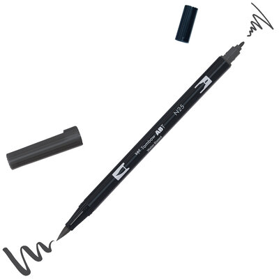 ABT Dual Brush Pen N25 lamp black