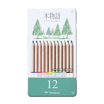 Ki-Monogatari Eco Farbstift, 12er Set