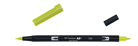 ABT Dual Brush Pen 126 light olive