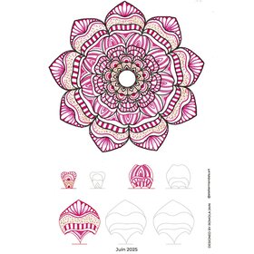 Création Mandala "Fleur" : dessin