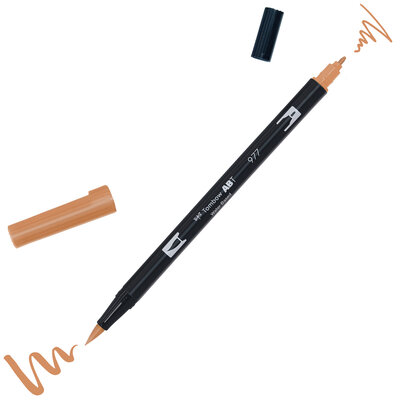 Tombow ABT Dual Brush Pen 977 saddle brown