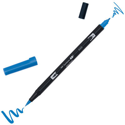 Tombow ABT Dual Brush Pen 535 bleu cobalt