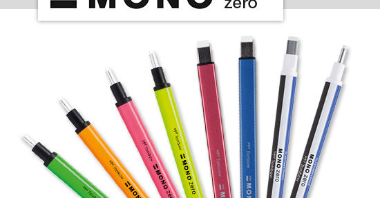 Crayon Gomme Mono Zero Neon TOMBOW jaune fluo