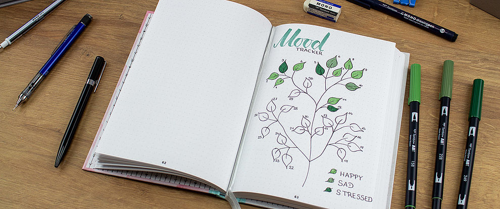 How to Create a Habit and Mood Tracker in Your Bullet Journal