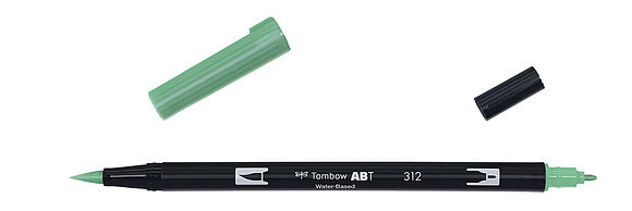 Tombow ABT Dual Brush Pen 312 vert houx