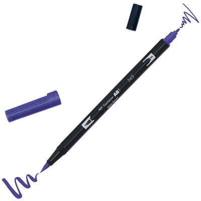 Tombow ABT Dual Brush Pen 565 bleu profond