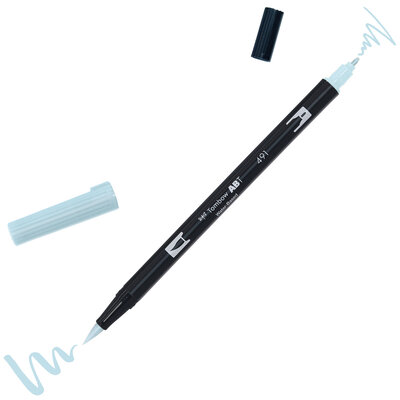 Tombow ABT Dual Brush Pen 491 glacier blue