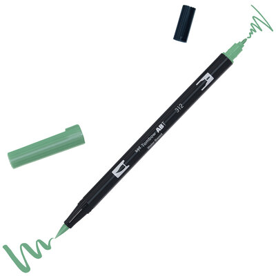 Tombow ABT Dual Brush Pen 312 holly green