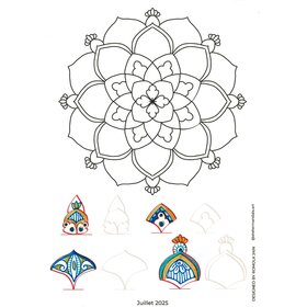 Création Mandala "Halo" : dessin