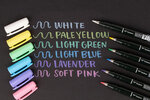 Fudenosuke Pastel for black paper 6-delige set