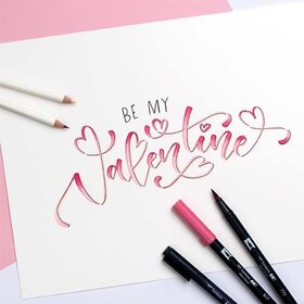 Lettering Be My Valentine