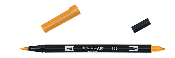 Tombow ABT Dual Brush Pen 933 orange