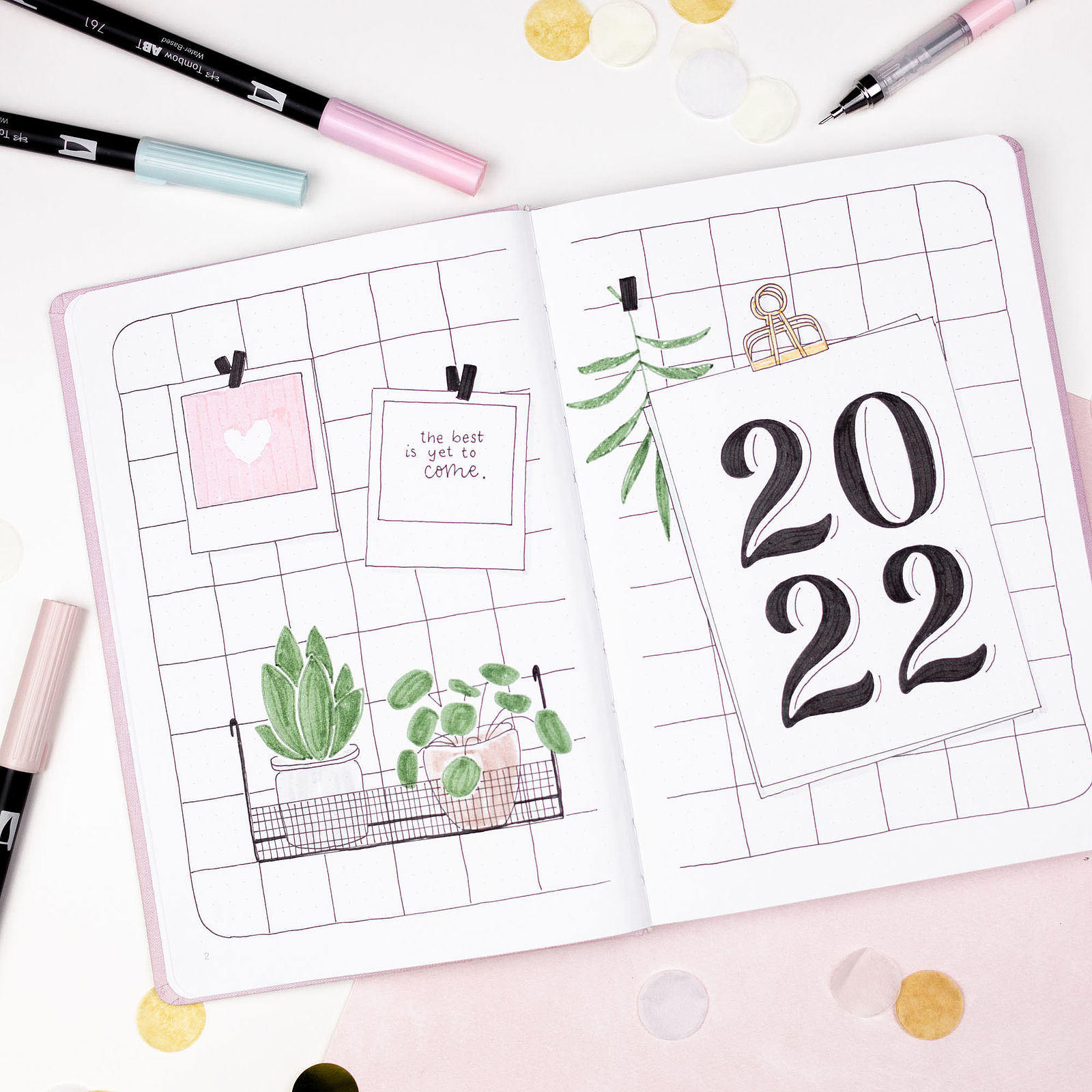 Free Bullet Journal Templates Tombow
