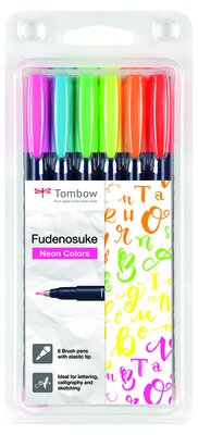 Fudenosuke Neon 6er-Set