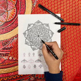 Création Mandala « Origine » : coloriage