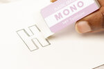 MONO graph en MONO gum pastel Sakura Pink, 0,5mm, blister