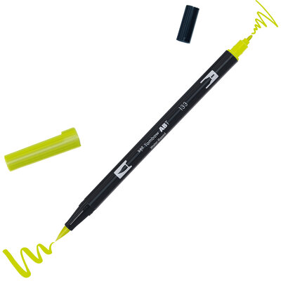 Tombow ABT Dual Brush Pen 133 chartreuse