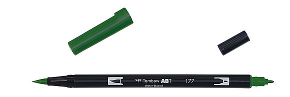 Tombow ABT Dual Brush Pen 177 dark jade