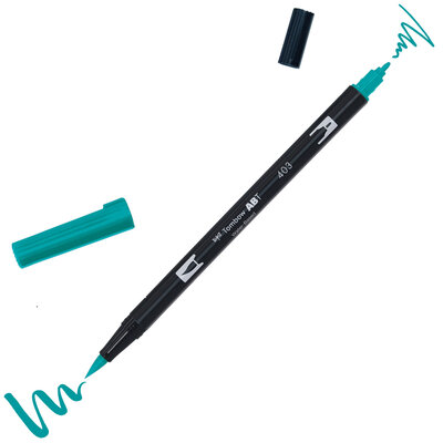 ABT Dual Brush Pen 403 bright blue