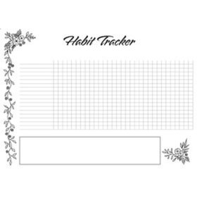 Habit Tracker Monatsübersicht