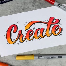 Lettrage Mot Create