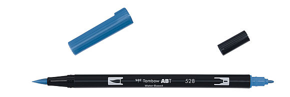 Tombow ABT Dual Brush Pen 528 bleu marine