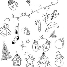 Doodles de Noël