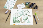 Watercoloring Set Floral