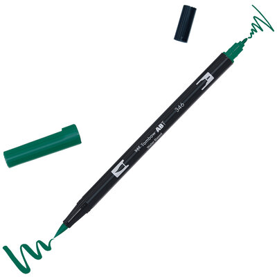 Tombow ABT Dual Brush Pen 346 vert mer