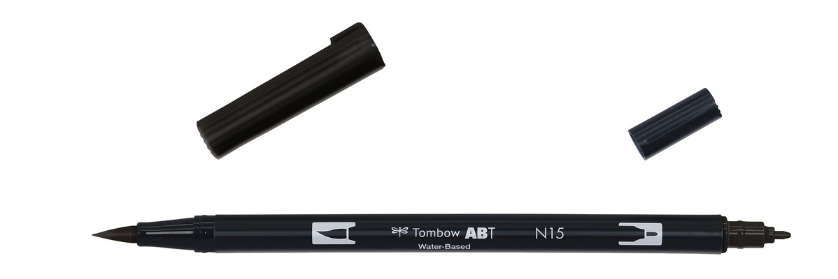 Tombow Blended Lettering Set includes 5 ABT Brush Pens, 1 Mono