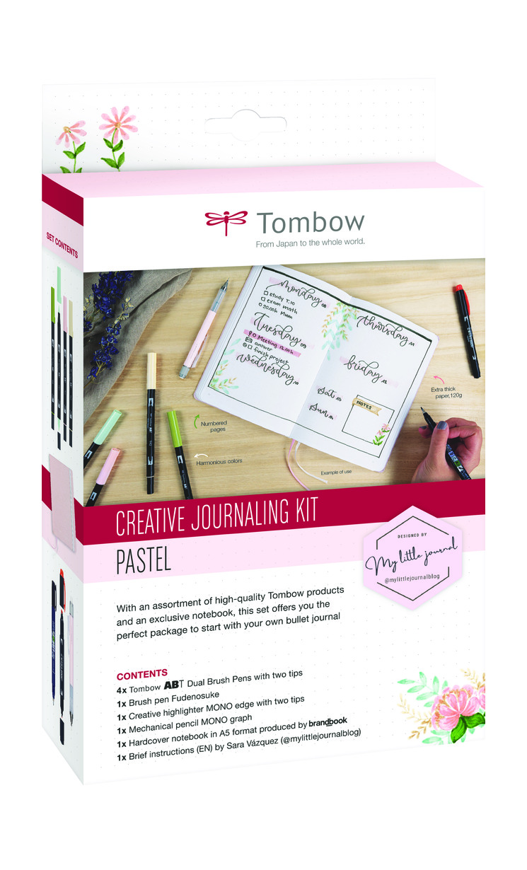 Tombow Creative Journaling Kit (Bright or Pastel) – Salts Mill Shop